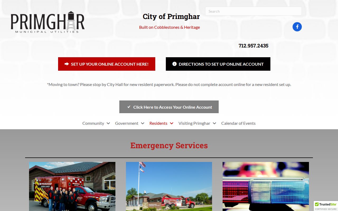 Primghar contracted O'Brien County Sheriff arrest-record service